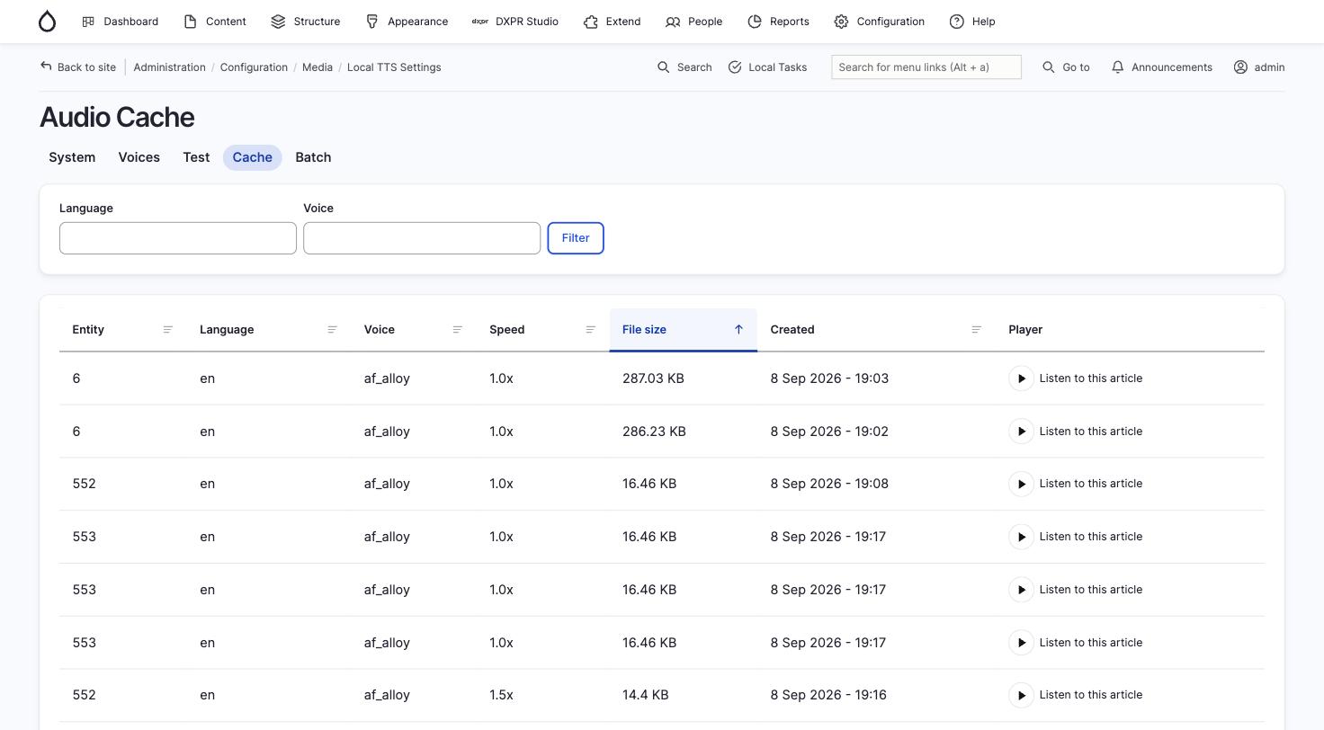 Cache overview